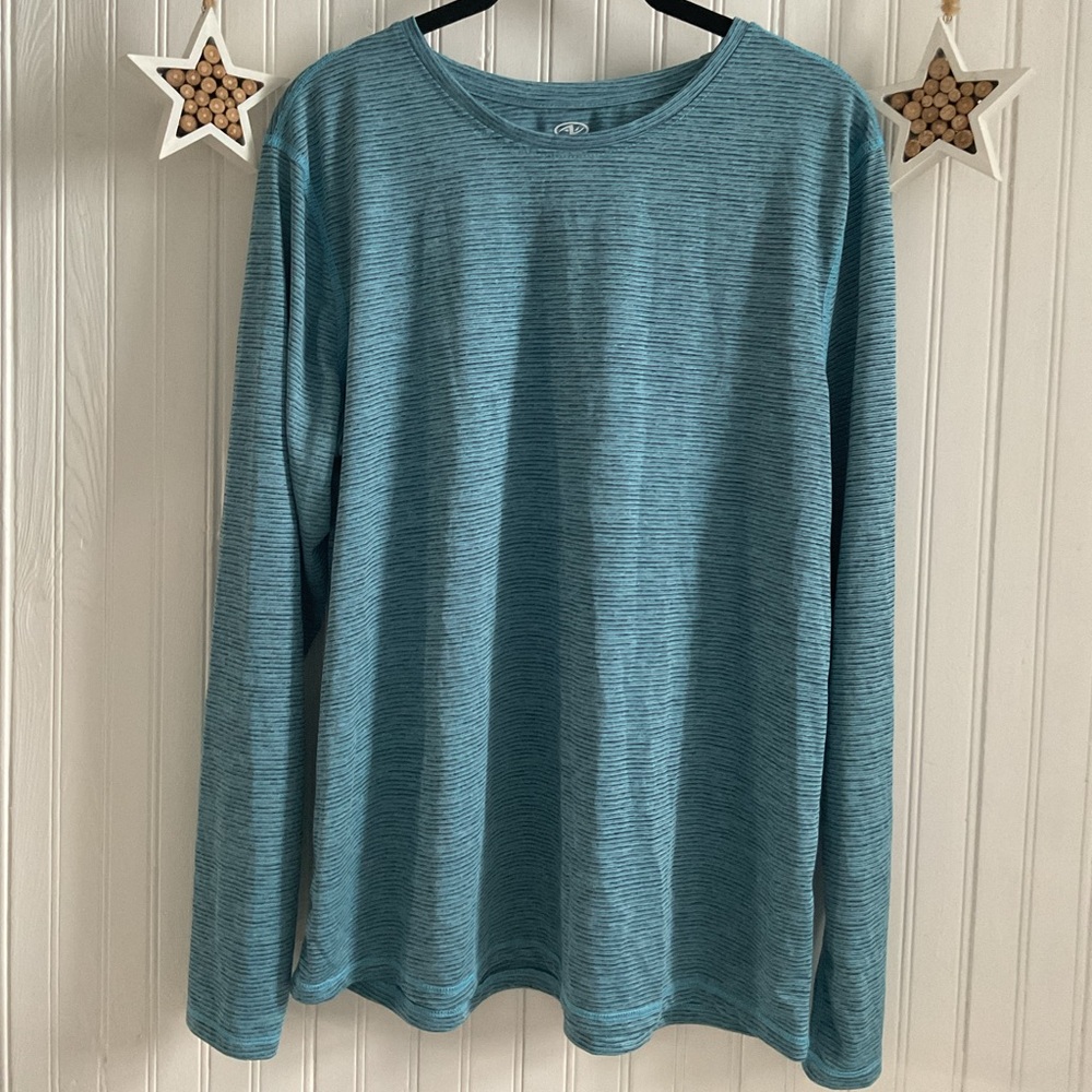 Athletic🧡Works teenager’s Long Sleeve Tee - Blue